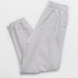 Aerie Jet Setter Jogger heather grey size small